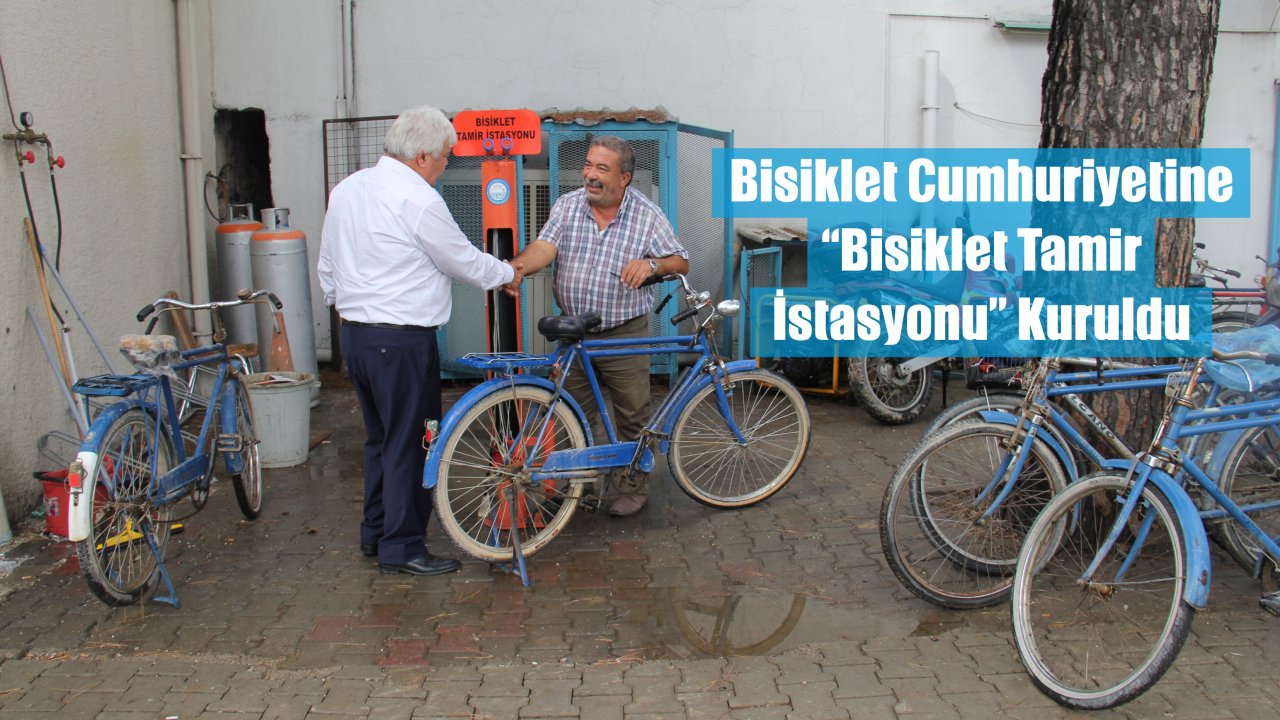 Bisiklet Cumhuriyetine “Bisiklet Tamir İstasyonu” Kuruldu