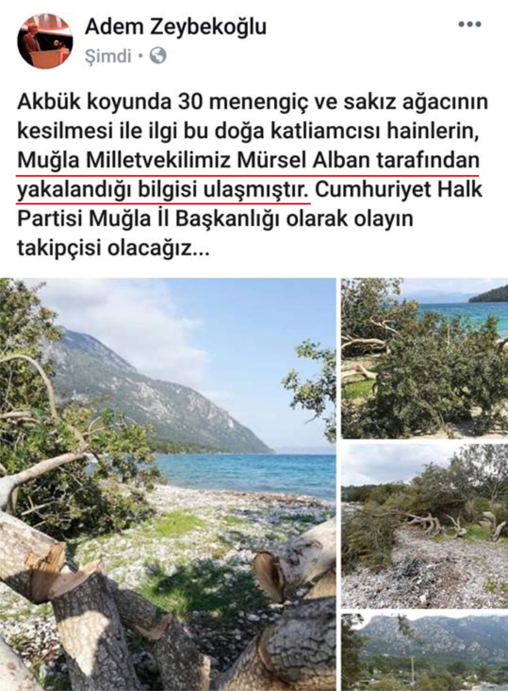 CHP İl Başkanından İlginç Paylaşım