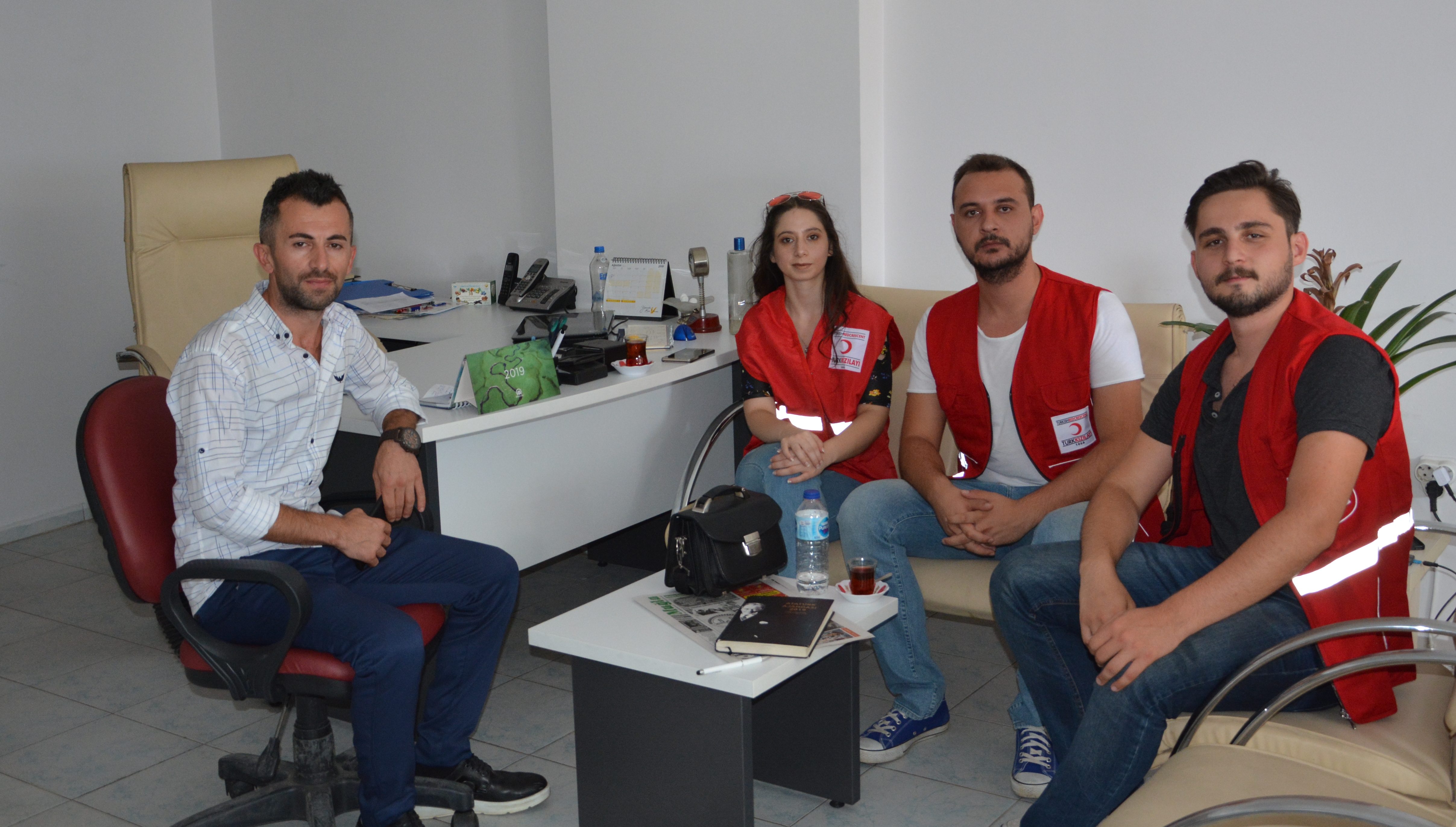 Muğla Genç Kızılay’dan Muğla Gazetesi’ne Ziyaret