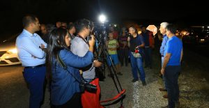 Başkanlar Yangın Sahasında