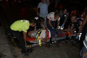 Trafik Kazasında Kişi Yaralandı