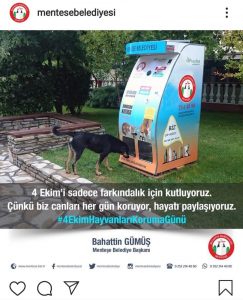 Belediye Olmayan Makina İle Hayvanları Koruma Gününü Kutladı