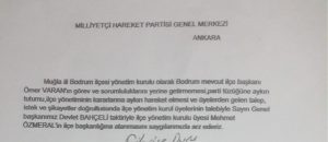 MHP Bodrum Teşkilatı Kazan Kaldırdı