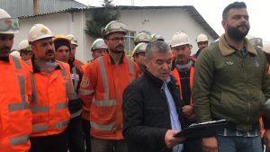 Kireç Sanayi Çalışanları “Bu Oyunu Bozun Biz İş, Aş Ve Ekmek İstiyoruz”