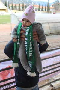 Stadyumda bu defa kadın sesi yankılandı