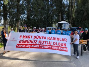 Pedallar Kadınlar için çevrildi