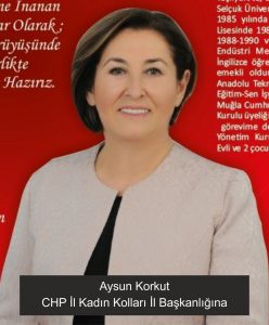 CHP İl Kadın Kollarında Korkut dönemi