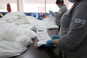 Büyükşehir, 12 bin maske üretti