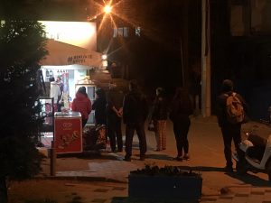 Yasağı duyan markete koştu