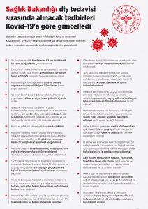 Sağlık Bakanlığı diş tedavisi sırasında alınacak tedbirleri Kovid-19'a göre güncelledi