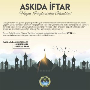 Okyanus Lokantası’ndan 'Askıda İftar'