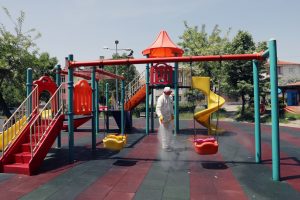 Parklar, çocuklar için hazır