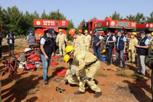 Muğla’da yangın ekipleri iş başı eğitimleri tamamlandı