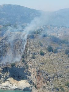 Dalaman’da orman yangını