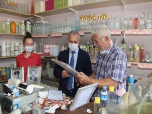 Dilberoğlu’ndan kolonyacı Ahmet’e ziyaret