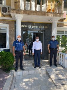 Başkan Toksöz’den emniyete ziyaret