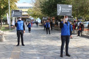Gençlerden “Atayı anma etkinliği”