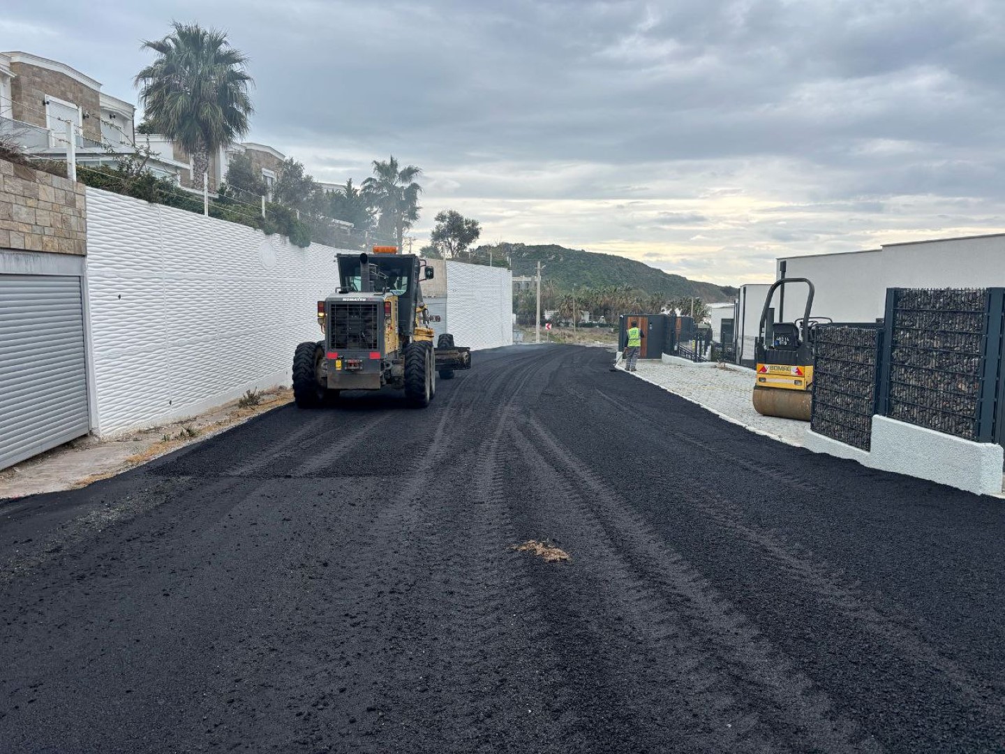 Bodrum Belediyesi Asfalt Çalişmalari Devam Ediyor (5)
